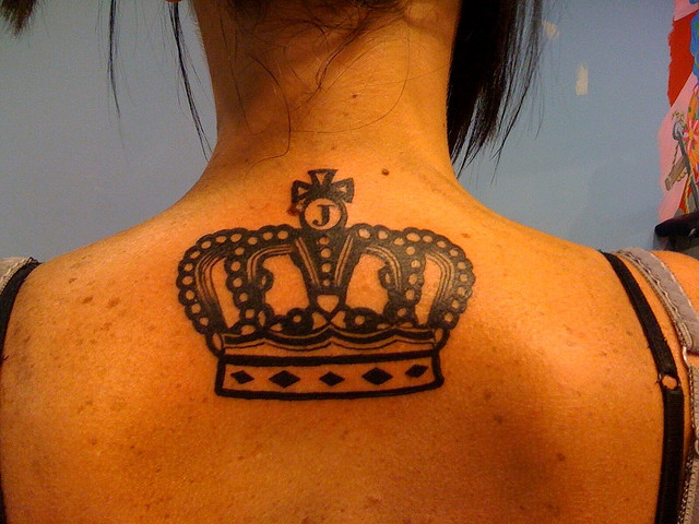 Crown Tattoo Designs For Girls