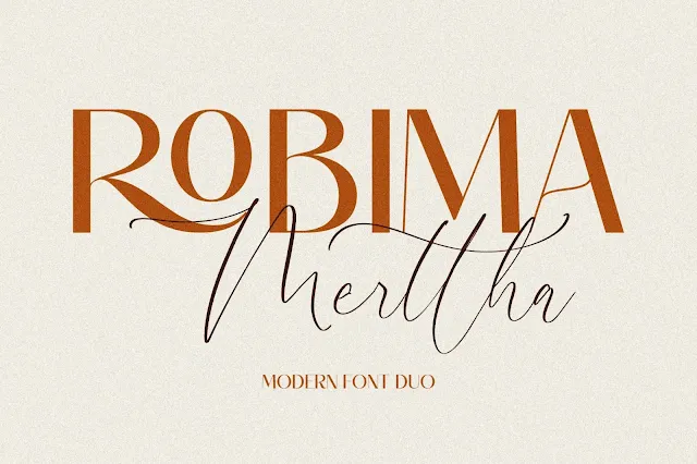 Robima Merttha Serif Font