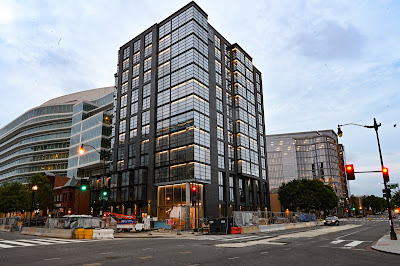 Douglas Development builds in Mt. Vernon Triangle, a new AC Hotel by Marriott, built by CBG, designed by Fillat