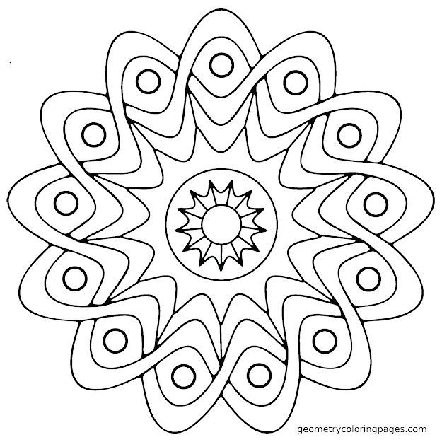  Printable Page Pages Advanced Level Expert To Mandala Coloring Sheets  Easy With Ddadceffbadd Simple Geometric Mandala