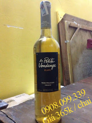 Rượu Vang trắng nhập khẩu từ Pháp  La Petite Vendange giá 365k / chai giá tốt nhất tại Tp.HCM1