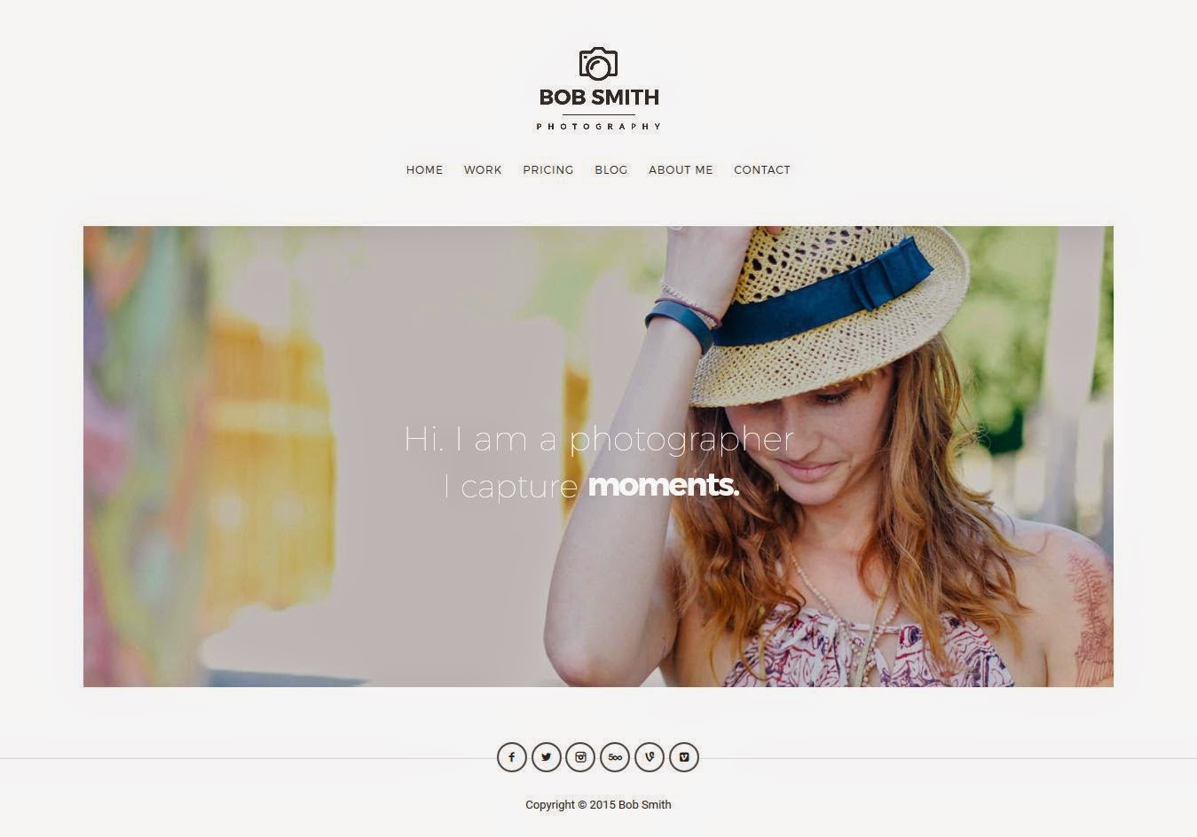 Photography WordPress Theme 2015