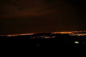 Ruta nocturna de Segovia a Madrid bajo la luz de la luna. Septiembre 2012