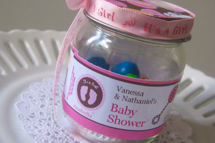 Diy Baby Shower Label