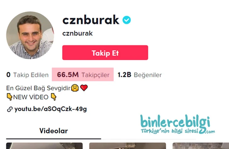 CZN Burak TikTok Hesabı