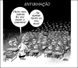 turmas muito grandes