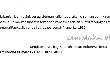 Perbedaan Daftar Acuan/Referensi dengan Daftar Pustaka | Zamedaku ...