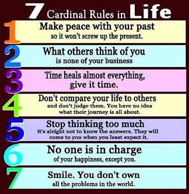 7 Cardinal, Rules, Life, quotes, sayings, tapandaola111