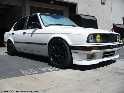 BMW E30 CARS E30 with 17 inch Alpina wheels