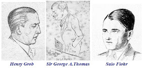 Henry Grob, Sir George A. Thomas y Salo Flohr