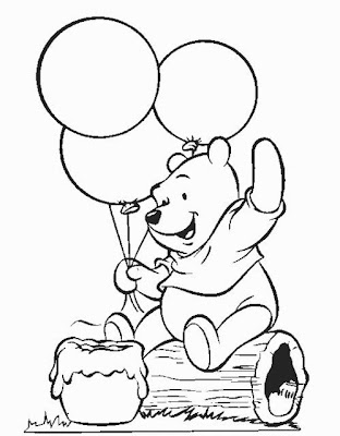 Dibujos para colorear winnie the pooh