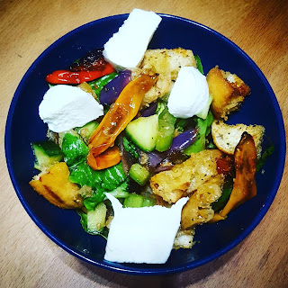 Roasted Pepper Panzanella.