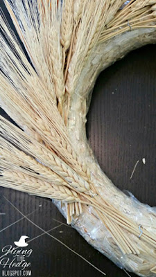 DIY Wheat Wreath