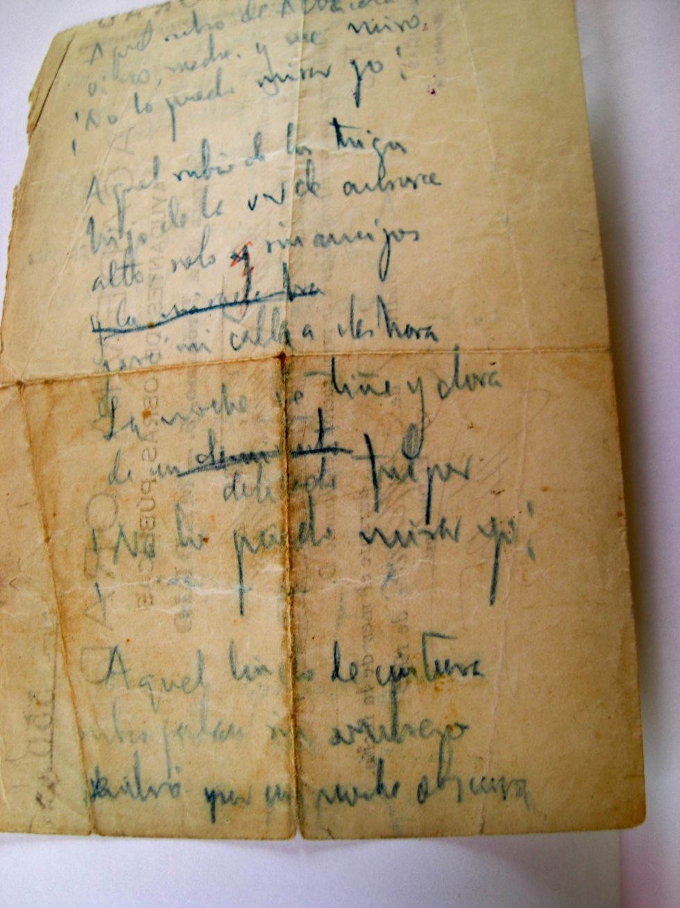 A U S E N C I A S: Lorca inédito