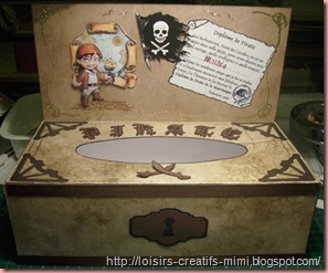 boite à mouchoir pirate