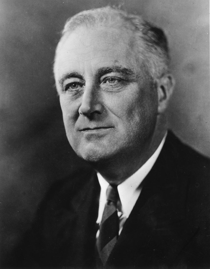  Franklin Delano Roosevelt was president from  Franklin Delano Roosevelt