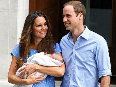 Duchess Catherine, Prince William and The Prince of Cambridge