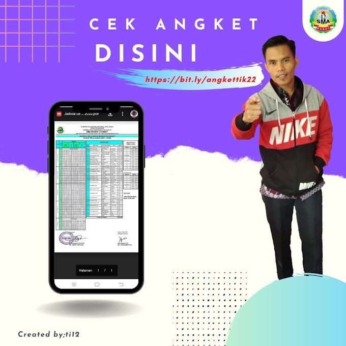 Angket Bimbingan TIK Untuk kelas X - XII SMAN 12 Garut Tahun 2022