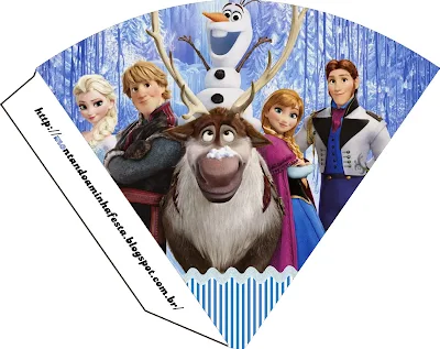 Para conos = cucuruchos de Fiestas de Frozen. 