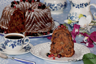  Bundt Cake de Zanahorias y Frutos del Bosque