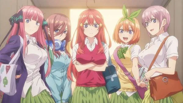 Top 6 Anime yang Mirip Gotoubun no Hanayome