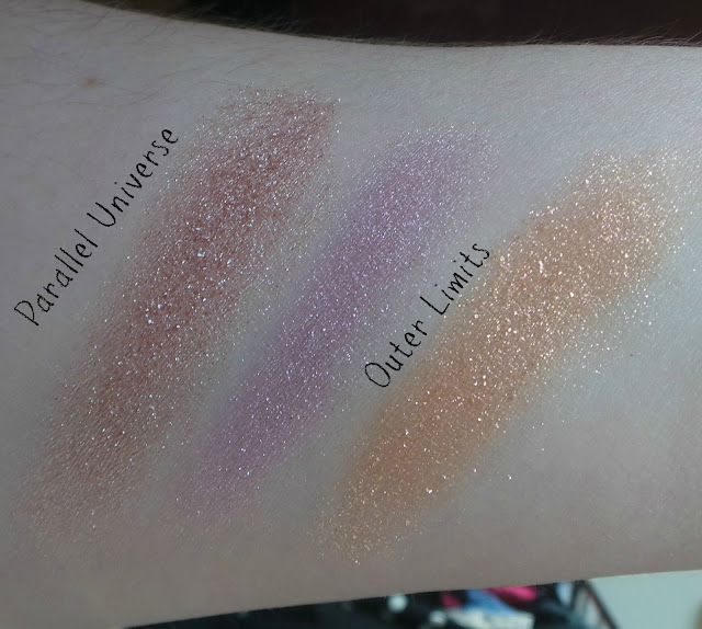 NARS Christopher Kane-Parallel Universe and Outer Limits swatches