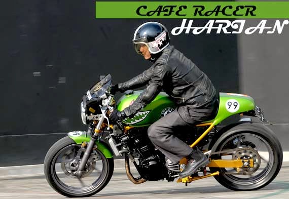  Modifikasi Cafe Racer Kawasaki Ninja 250R Modifikasi Motor 