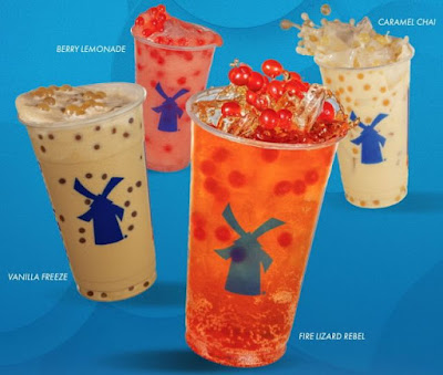 Dutch Bros' featured Poppin' Boba drinks.