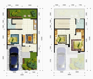 tips to design home minimalist 6 × 12 2 floors