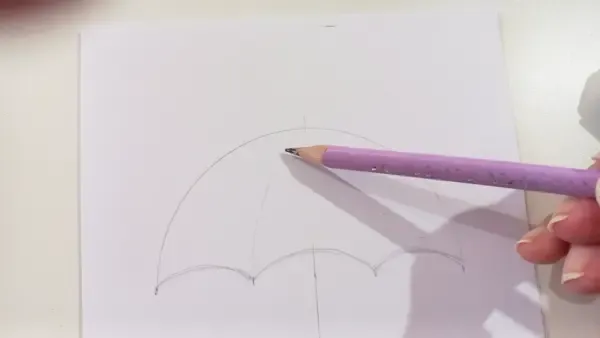 How to Draw an Umbrella