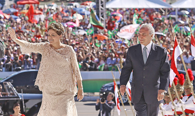 Foto da Segunda Posse da Presidenta Dilma Rousseff.