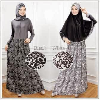  Seorang perempuan cukup umur sungguh sesuai menggunakan baju gamis muslim versi terbaru √50+ Gambar Baju Muslim Gamis Modern Terbaru 2022