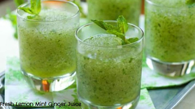 How to make Fresh Lemon and Mint Juice Recipe