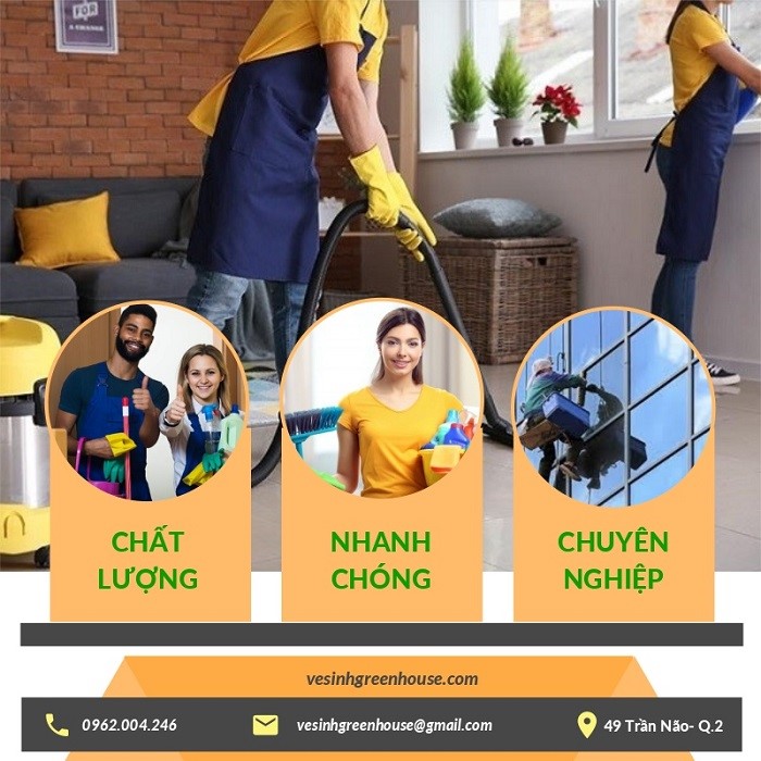 Bảng giá dịch vụ Vệ sinh công nghiệp năm 2020 của Nguyên Trung Green House