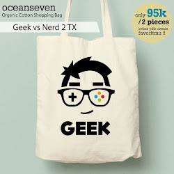 OceanSeven_Shopping Bag_Tas Belanja__Casual Style_Geek vs Nerd 2 TX