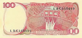 100 Rupiah 1984 (Emisi 1984)