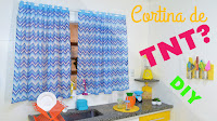Cortina de TNT cortina facíl para cozinha