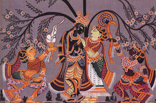 Radha and Krishna symbolize the loving  unity of the feminine and masculine principles in vedic concepts of manifestation.