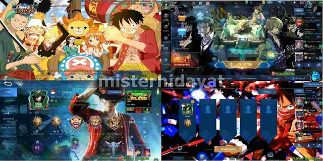 Cara Mengganti Tampilan Mobile Legends Tema One Piece