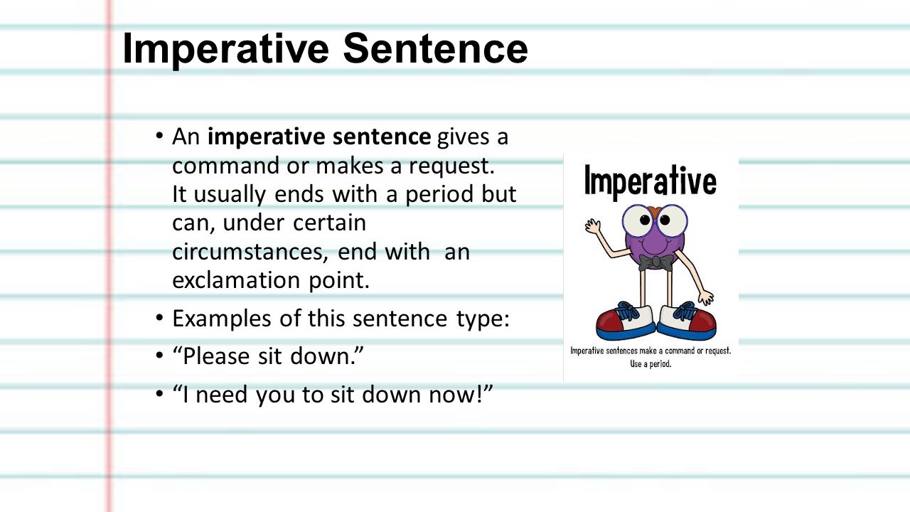 Penjelasan dan Soal Exercise Imperative Sentence dalam