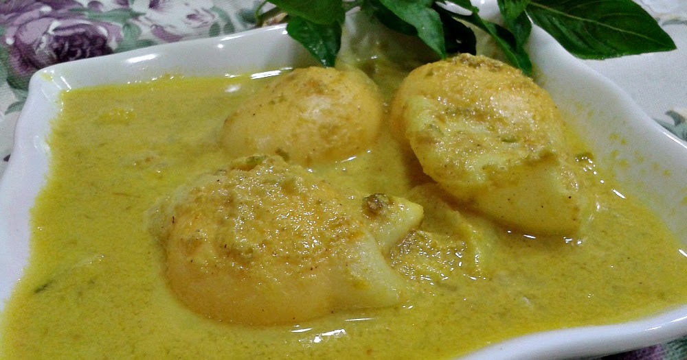 Gulai Lemak Telur Masin  Resepi Cheff