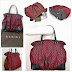 GUCCI FULL MOON GUCCISSIMA GG MONOGRAM LARGE TOTE (Canvas : Black / Red)