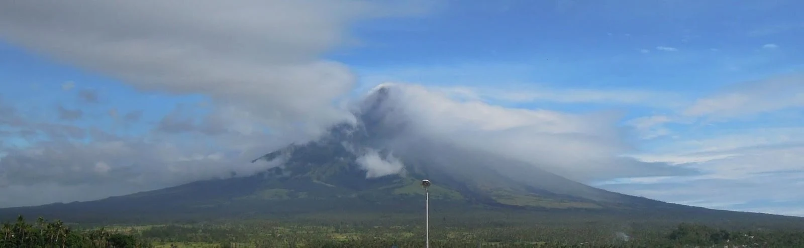 Mayon Volcano as seen from Lignon Hill in Albay