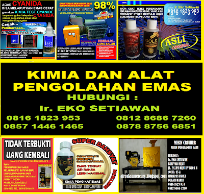 DISTRIBUTOR KIMIA TAMBANG EMAS