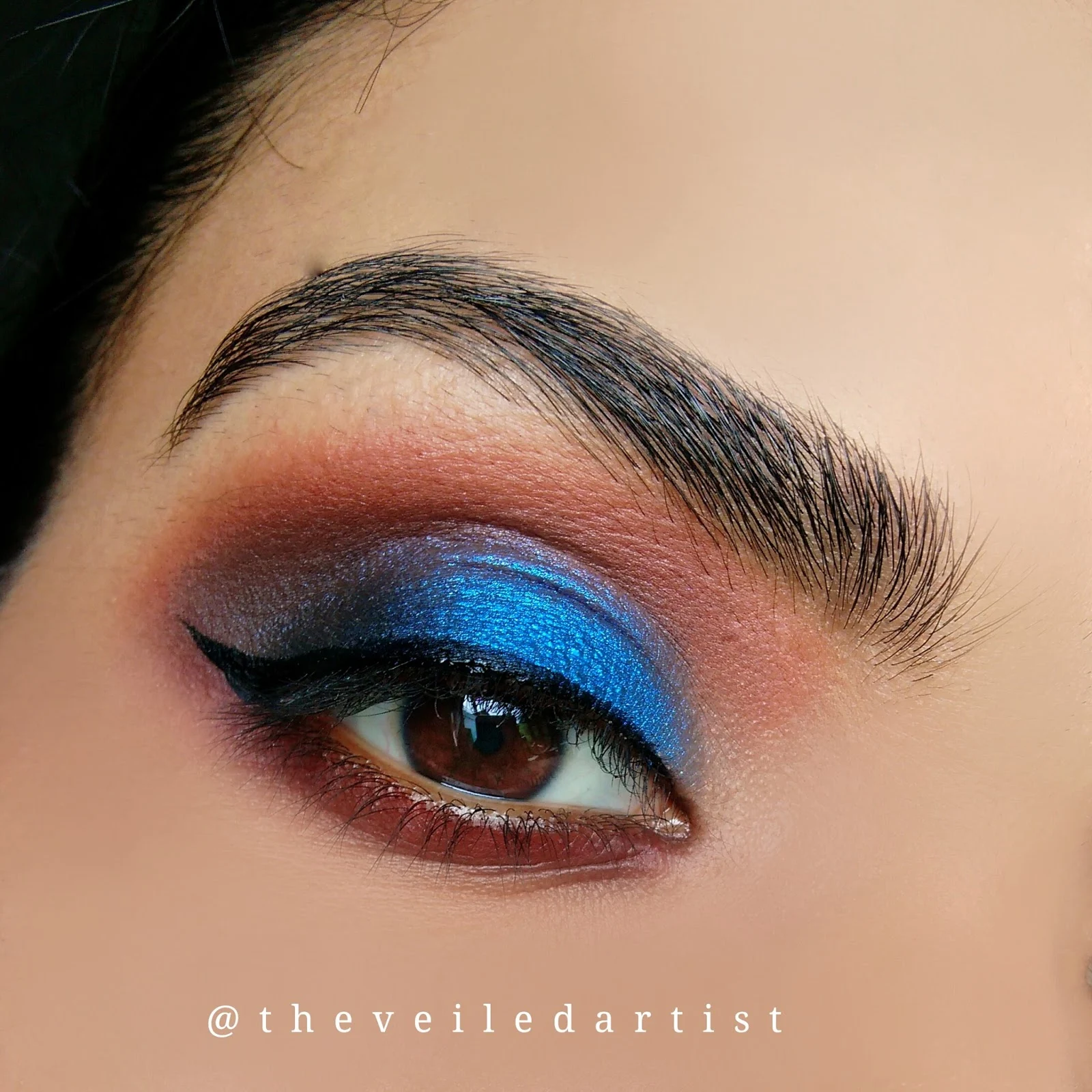 Fourth Of July Inspired Blue And Red Smokey Eyes Tutorialbeginner