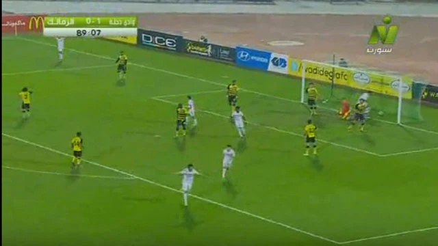 الزمالك يتعادل بصعوبة مع وادي دجلة في الدوري العام المصري