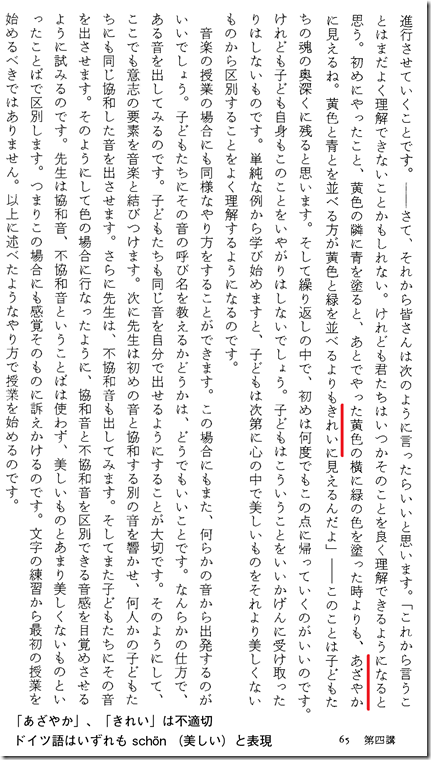 [シュタイナー]教育芸術１方法論と教授法p065