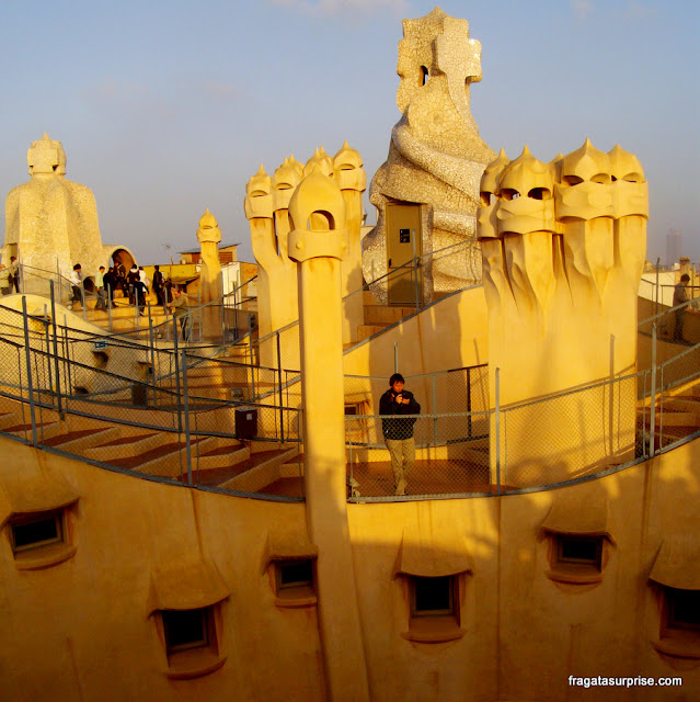 Casa Millà (La Pedrera), de Gaudí, em Barcelona