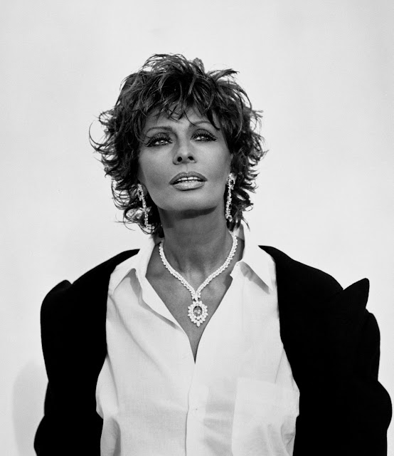 1992. Sophia Loren by Michel Comte