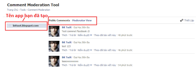 Cách thêm comment facebook và quản lý cho Blogspot - Web